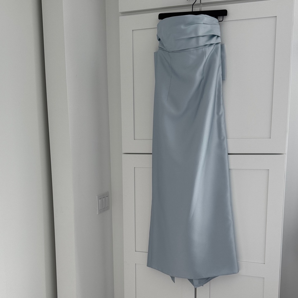 ALFRED SUNG Light Blue Maxi Skirt